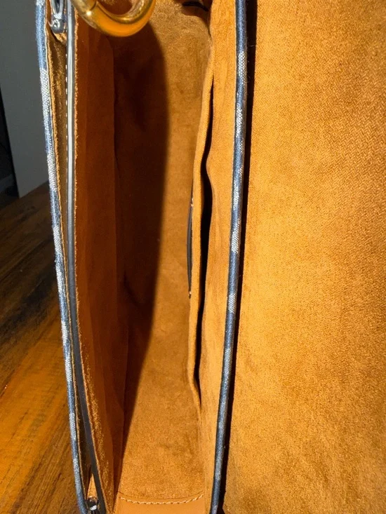 Coach Kleo Bag in Signature Chambray, Denim Blue - Picture 11 of 13